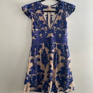 For Love & Lemons Blue Dress